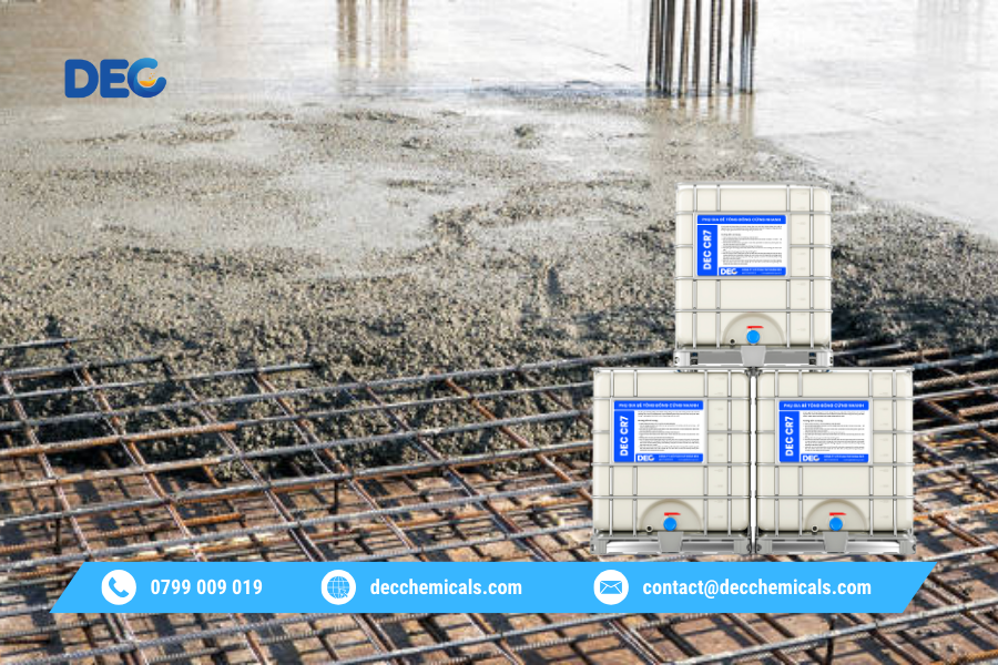 Giải pháp tăng tốc độ khô của bê tông